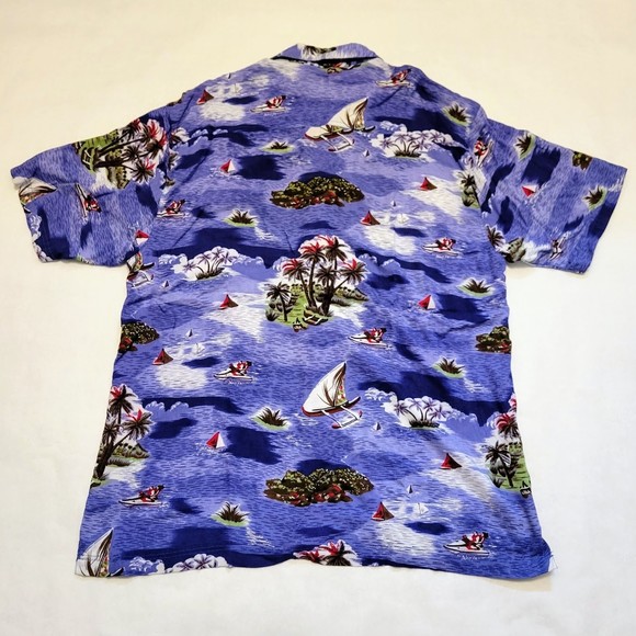 Vintage Thumbs Up Hawaiian Shirt. Preowned. Size XL. - Picture 6 of 8